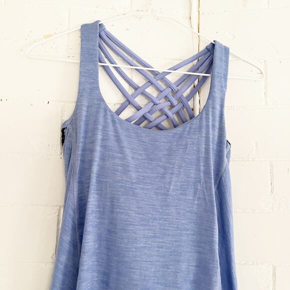LULULEMON Free to Be Wild Sports Bra Tank Heathered Lullaby 4 - Picture 4 of 11